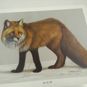 Red Fox III by Harold Rigsby 361/975 Signed